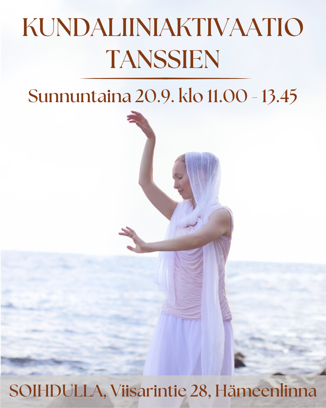 Kundaliiniaktivaatio Tanssien 20.9.2026 / Sat Darshan Lafontaine